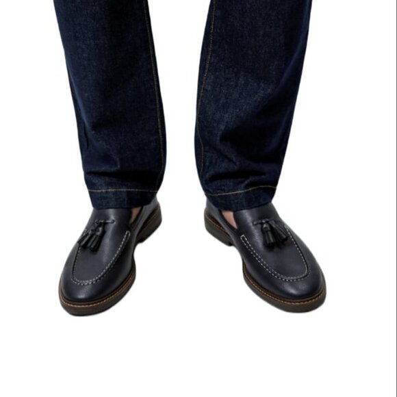 ZARA SPORTY MOCCASINS NAVY BLUE | 2615/920 main image 4